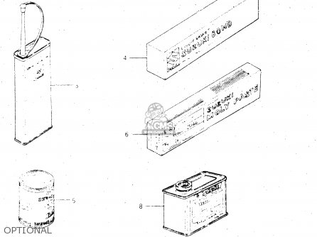 OPTIONAL - GSX500ES 1985 (F) GENERAL EXPORT (E01)