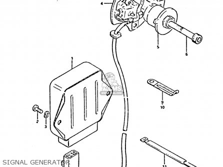 SIGNAL GENERATOR - GSX550E 1983 (D) (E01 02 04 06 15 16 17 18 21 22 24 25 26 34 39)