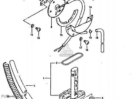 FUEL COCK - GSX550E 1984 (E) (E01 E06 E16 E17 E18 E21 E24 E25 E26 E34 E39)