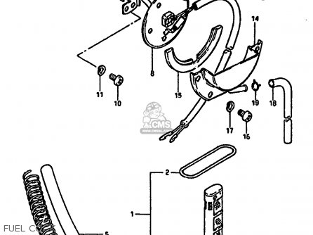 FUEL COCK - GSX550E 1985 (F) (E01 E02 E21 E22 E24 E34)