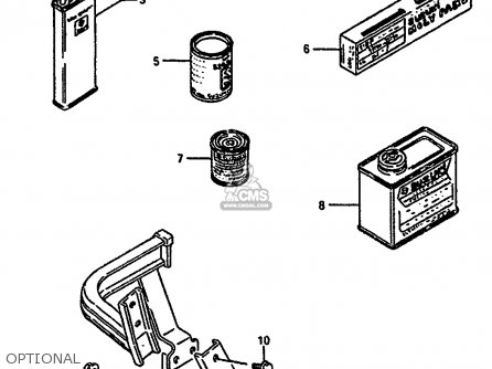 OPTIONAL - GSX550EF 1985 (F) (E01 E02 E04 E06 E17 E18 E21 E22 E24 E25 E34)