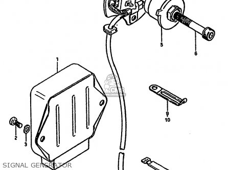 SIGNAL GENERATOR - GSX550EF 1987 (H) (E02 E06 E17 E21 E22 E24 E53)