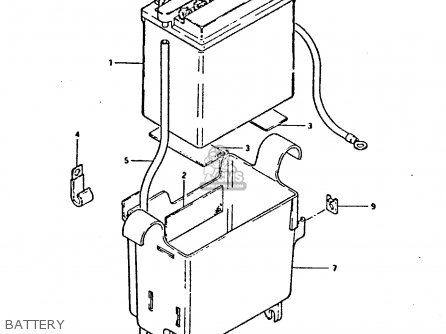 BATTERY - GSX550ES 1984 (E)