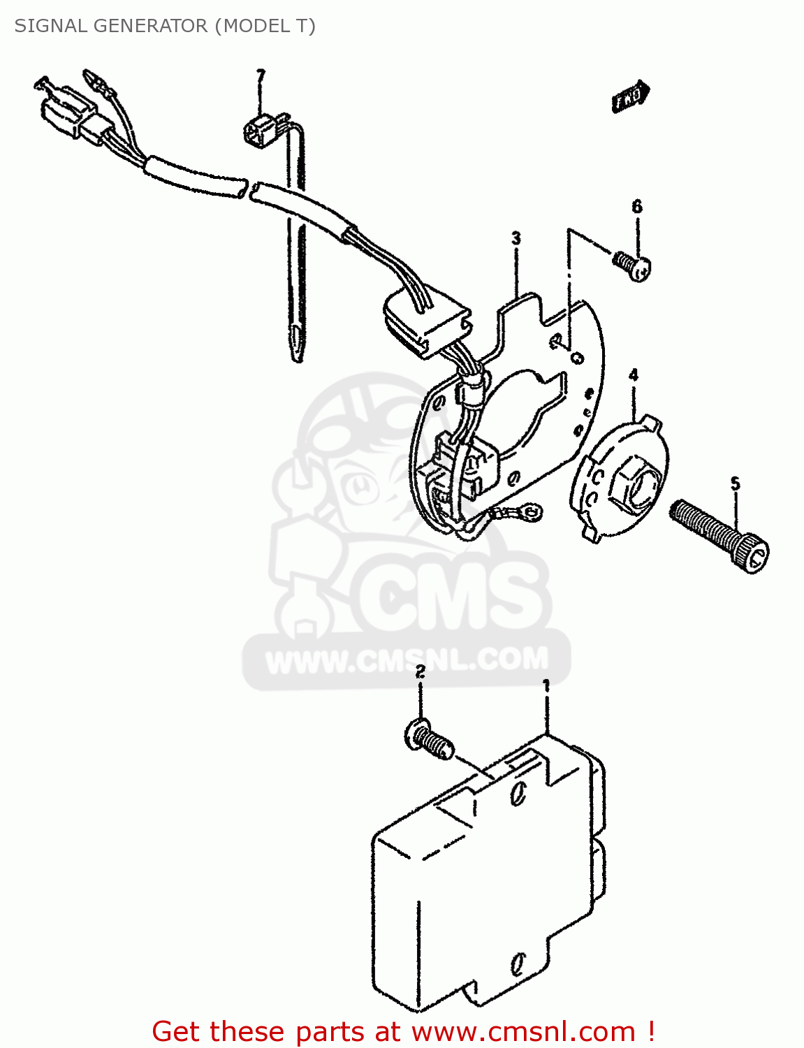 SIGNAL GENERATOR (MODEL T) GSX600F 1989 (K) (E01 E02 E04 E15 16 17 18 21 22 24 25 34 39 53)