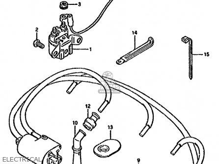 ELECTRICAL - GSX600F 1993 (P) (E01 E02 E21 E22 E25 E34 E53)
