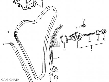 CAM CHAIN - GSX600F 1997 (V) (E02 E17 E22 E25 E34)