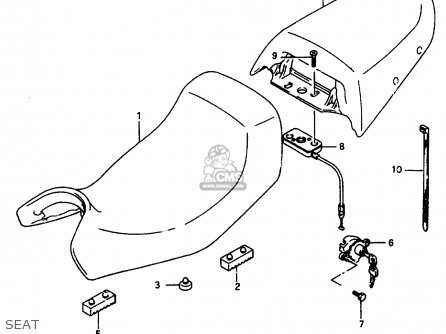 SEAT - GSX600F 1997 (V) (E02 E17 E22 E25 E34)