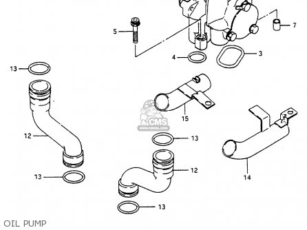 OIL PUMP - GSX600F 1997 (V) (E02 E17 E22 E25 E34)