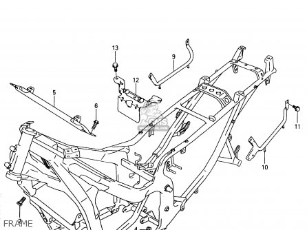 Suzuki GSX600F 1999 (X) parts lists and schematics