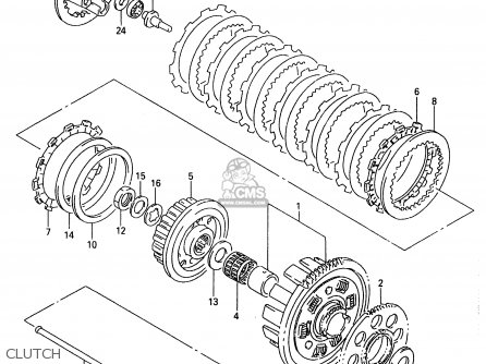 CLUTCH - GSX600F 1999 (X)