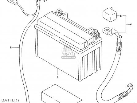 BATTERY - GSX600F 1999 (X)
