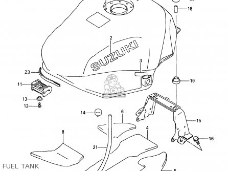 FUEL TANK - GSX600F 1999 (X)
