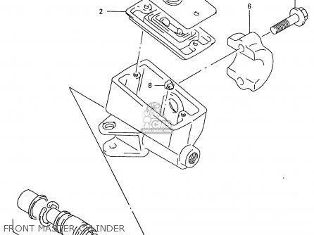 FRONT MASTER CYLINDER - GSX600F 1999 (X)