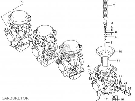 CARBURETOR - GSX600F 2000 (Y)