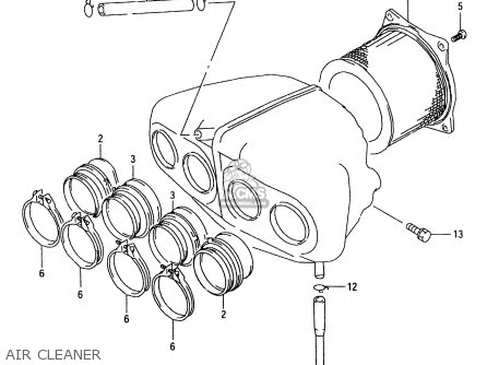 AIR CLEANER - GSX600F 2000 (Y)