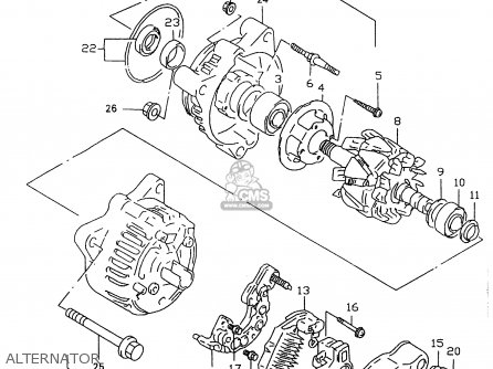 ALTERNATOR - GSX600F 2000 (Y)