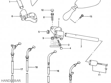 HANDLEBAR - GSX600F 2000 (Y)