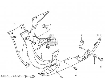 UNDER COWLING - GSX600F 2000 (Y)