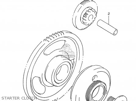 STARTER CLUTCH - GSX600F 2000 (Y)