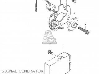 SIGNAL GENERATOR - GSX600F KATANA 1988 (J) USA (E03)