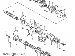 TRANSMISSION - GSX600F KATANA 1990 (L) USA (E03)