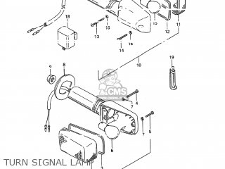 TURN SIGNAL LAMP - GSX600F KATANA 1991 (M) USA (E03)