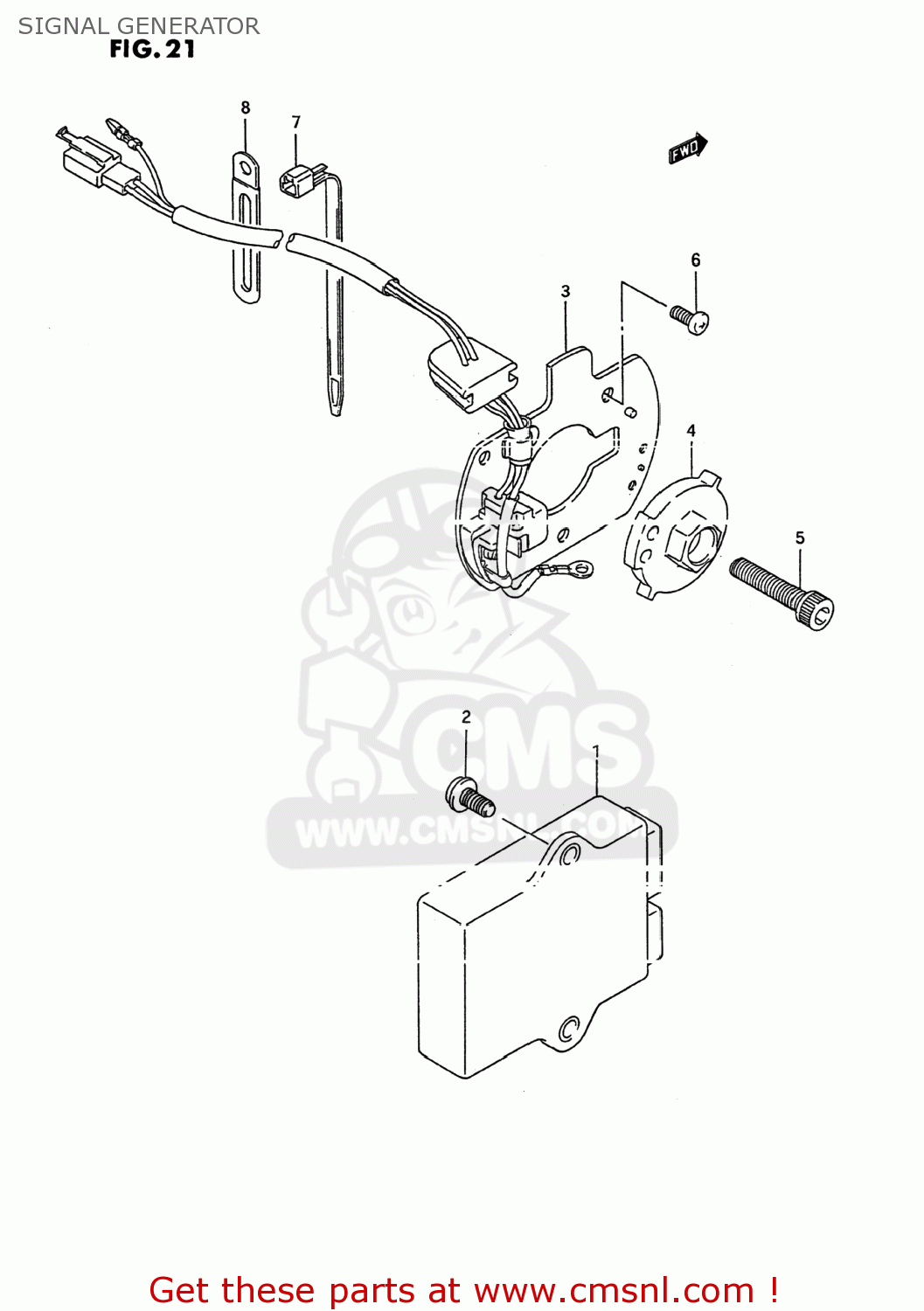 SIGNAL GENERATOR GSX600F KATANA 1994 (R) USA (E03)