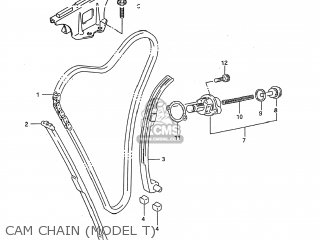 CAM CHAIN (MODEL T) - GSX600F KATANA 1994 (R) USA (E03)
