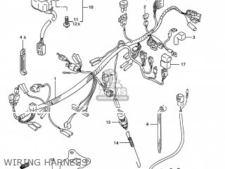 WIRING HARNESS - GSX600F KATANA 1994 (R) USA (E03)