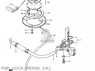 FUEL COCK (MODEL J/K) - GSX600F KATANA 1995 (S) USA (E03)