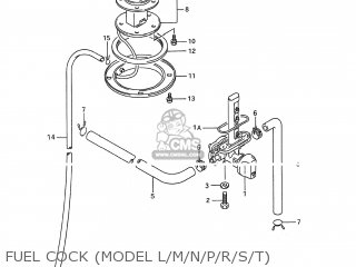FUEL COCK (MODEL L/M/N/P/R/S/T) - GSX600F KATANA 1995 (S) USA (E03)