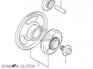 STARTER CLUTCH - GSX600F KATANA 1995 (S) USA (E03)