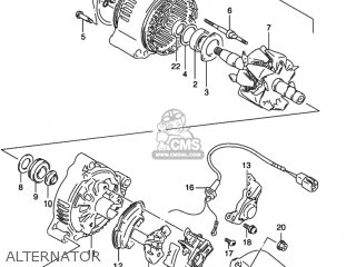 ALTERNATOR - GSX600F KATANA 1997 (V) USA (E03)