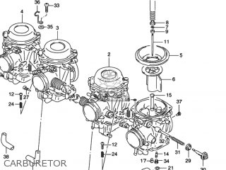 CARBURETOR - GSX600F KATANA 1997 (V) USA (E03)