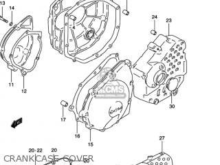 CRANKCASE COVER - GSX600F KATANA 1997 (V) USA (E03)