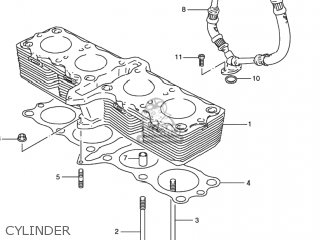 CYLINDER - GSX600F KATANA 1997 (V) USA (E03)
