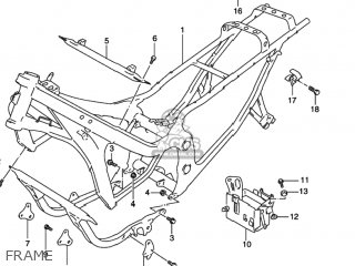 FRAME - GSX600F KATANA 1997 (V) USA (E03)