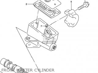 FRONT MASTER CYLINDER - GSX600F KATANA 1997 (V) USA (E03)