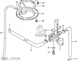 FUEL COCK - GSX600F KATANA 1997 (V) USA (E03)