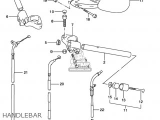 HANDLEBAR - GSX600F KATANA 1997 (V) USA (E03)