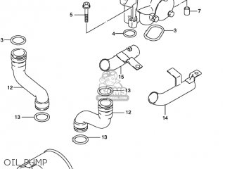 OIL PUMP - GSX600F KATANA 1997 (V) USA (E03)