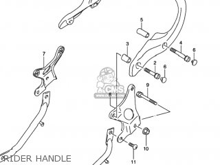 RIDER HANDLE - GSX600F KATANA 1997 (V) USA (E03)