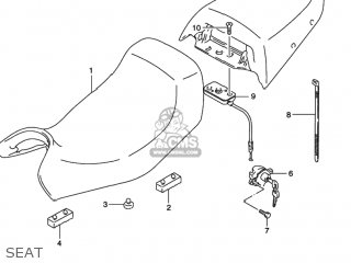 SEAT - GSX600F KATANA 1997 (V) USA (E03)