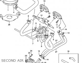 SECOND AIR (E33) - GSX600F KATANA 1997 (V) USA (E03)