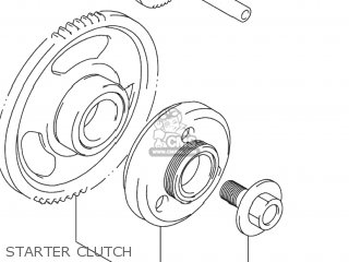 STARTER CLUTCH - GSX600F KATANA 1997 (V) USA (E03)