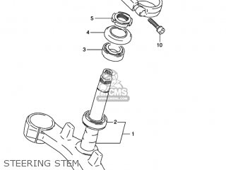 STEERING STEM - GSX600F KATANA 1997 (V) USA (E03)
