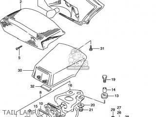 TAIL LAMP - GSX600F KATANA 1997 (V) USA (E03)