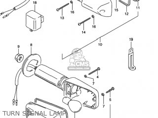 TURN SIGNAL LAMP - GSX600F KATANA 1997 (V) USA (E03)