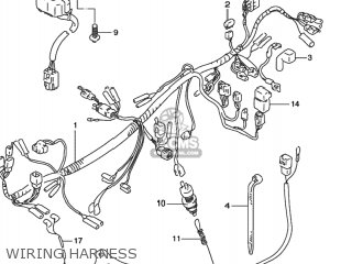 WIRING HARNESS - GSX600F KATANA 1997 (V) USA (E03)