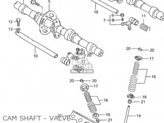 CAM SHAFT - VALVE - GSX600F KATANA 1998 (W) USA (E03)